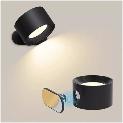 360 gradi girano la luce leggente fissata al muro a comando a tocco magnetica del LED per la camera da letto