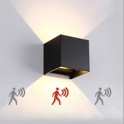 Lampada da parete dell'interno di PIR Motion Sensor 12W LED su e giù impermeabile