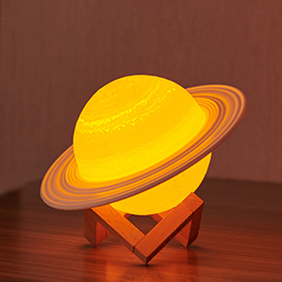Illuminazione della lampada della luna di 16 colori LED, 3D che stampa la luce notturna ricaricabile di USB