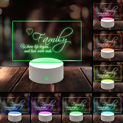 Il regalo creativo USB dell'amica dei bambini ha condotto la luce del forum di notte con la penna